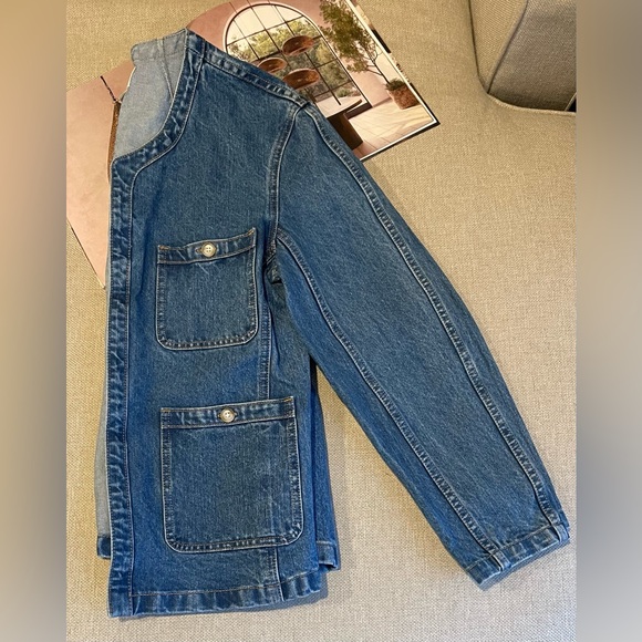 J. Crew Simone Relaxed Denim Jacket Open Front Collarless In Blue Size S - Picture 15 of 16